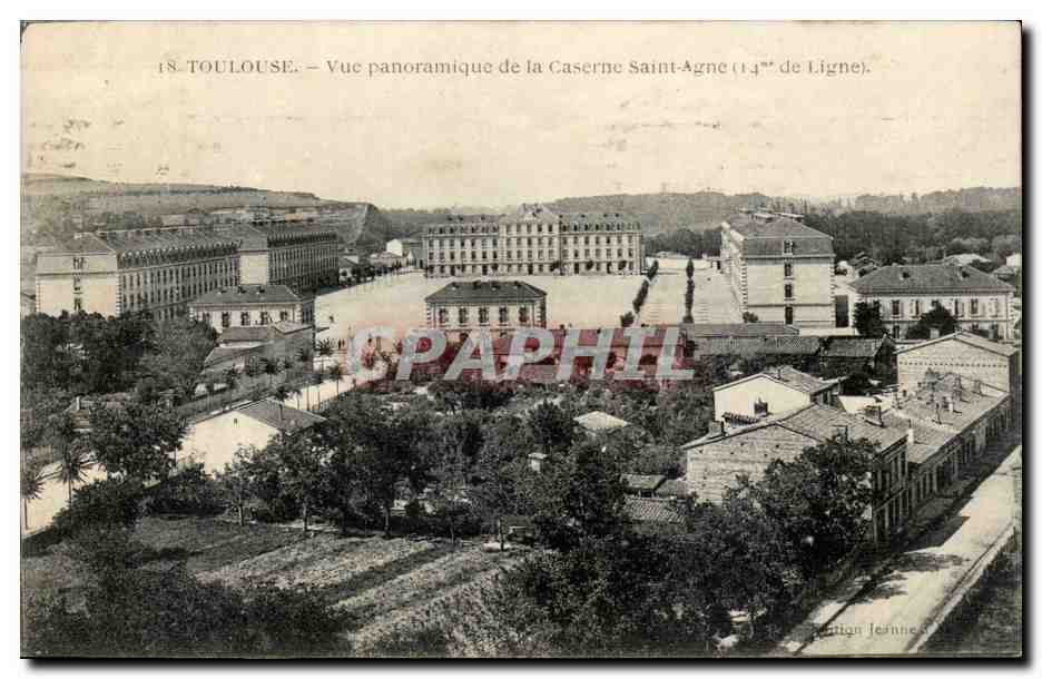 Toulouse - Vue Panoramique de la Caserne de Saint Agne CPA 