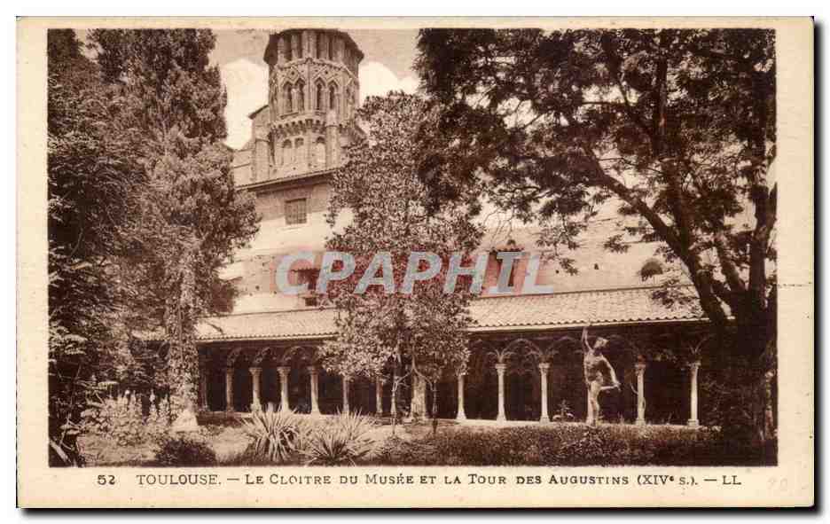 Toulouse - Le Cloitre du Musee et la Tour des Augustins - CPA 
