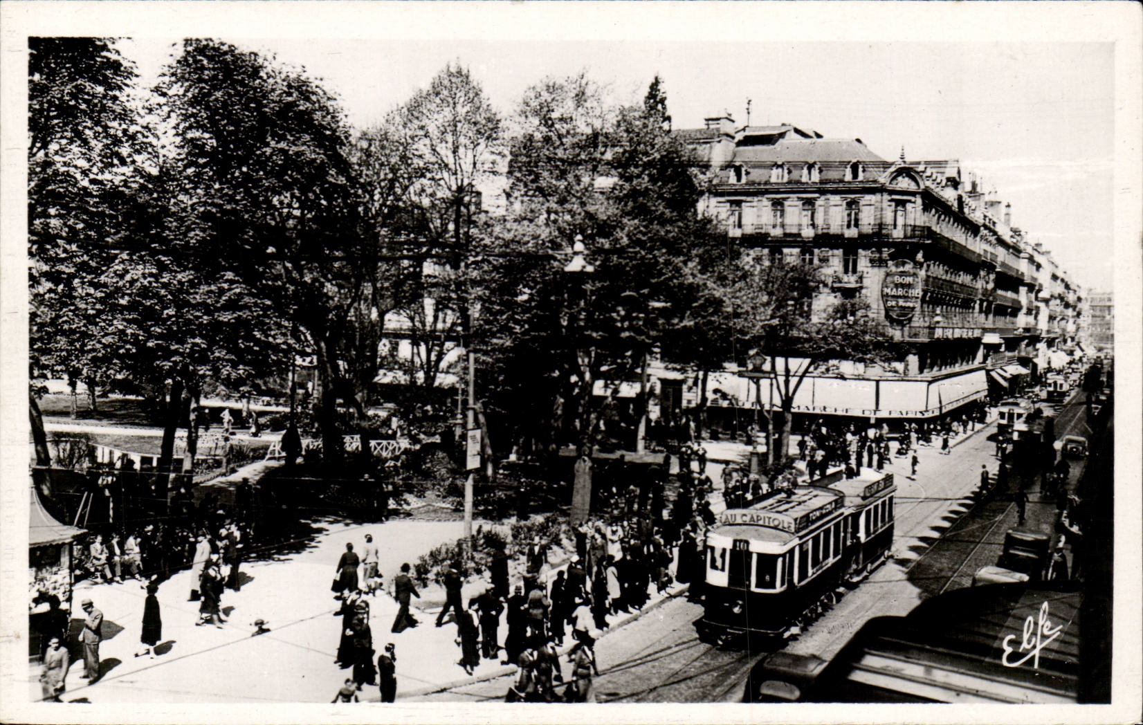 Toulouse - La Rue d'Alsace Lorraine et le Square du Capitole - CPA 