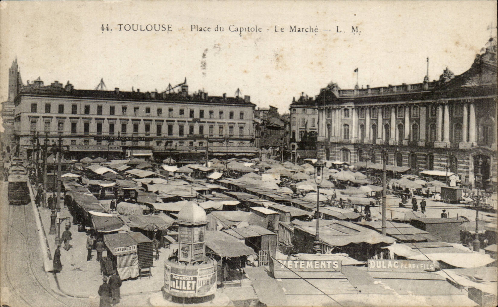 Toulouse - Place du Capitole - Le Marche - CPA 