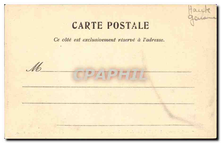 Luchon - et la Vallee - Vus de la Chaumiere - CPA  — Rückseite
