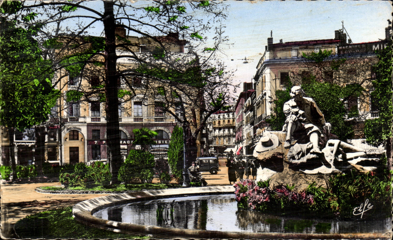 Square Roosevelt — Statue Goudouli — Édit. L'ABOUCHE