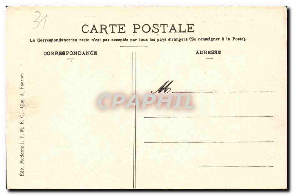 Saint Ferreol - Bassin et Digue - CPA  — Rückseite