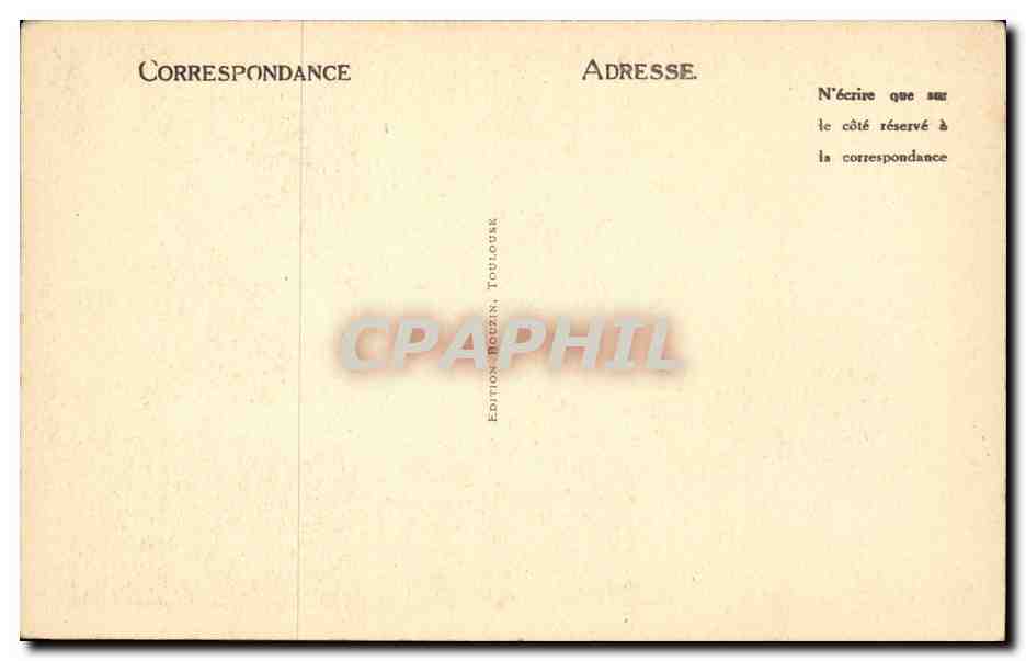 Toulouse - L'Hotel d'Assezat CPA  — Verso