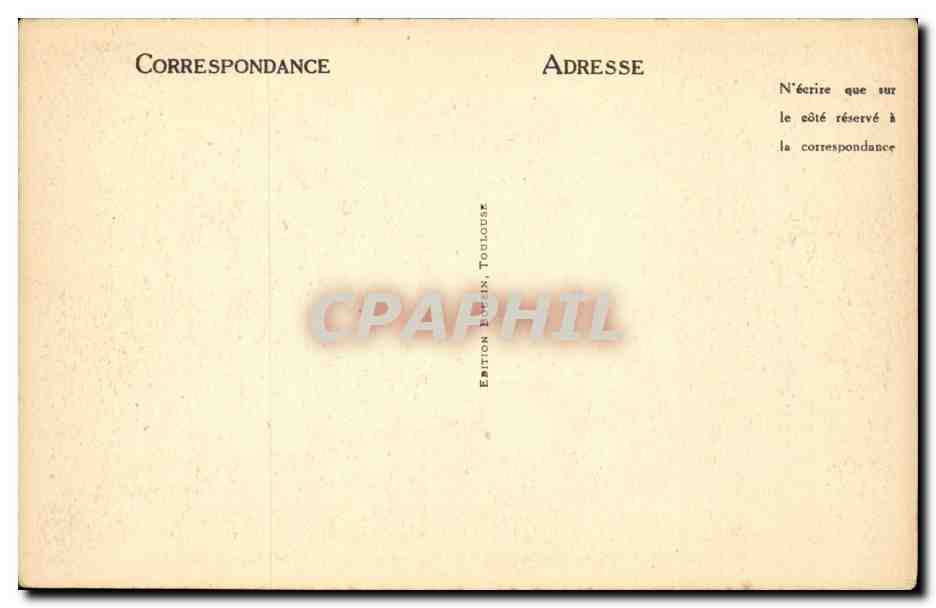Toulouse — Porte du Jardin des Plantes et la Faculté de Médecine — Édition Buren, Toulouse, n°47 — Back