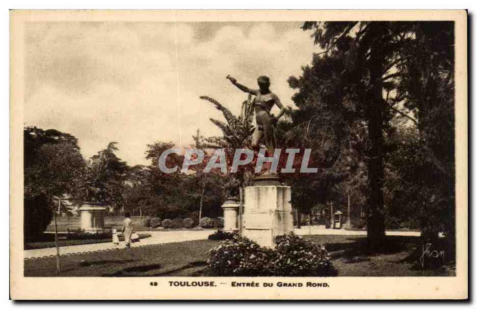 Toulouse - Entree du Grand Rond CPA 