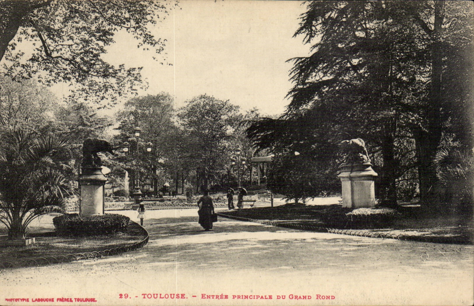 Toulouse - Entree Principale du Grand Rond - CPA 