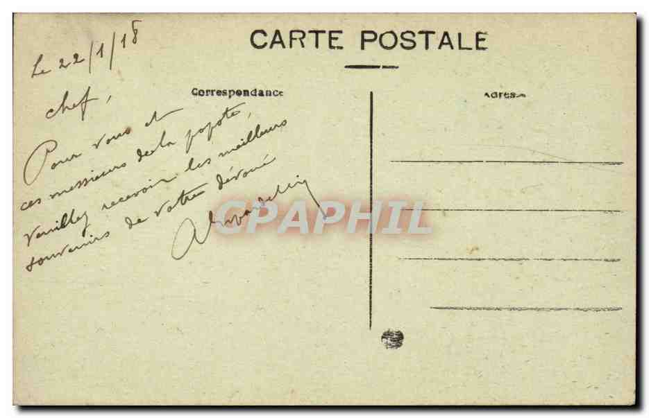 Toulouse - Vue Generale - CPA  — Verso