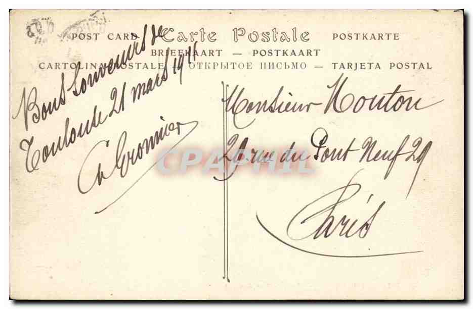 Toulouse - Le Quartier General - CPA  — Rückseite