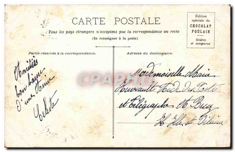 Toulouse - Basilique de Saint Sernin et Colegiale - CPA  — Verso