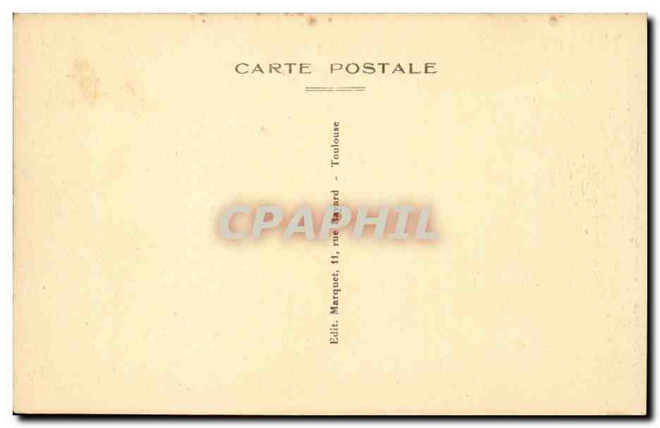 Toulouse - Porte de L'Eglise de la Dalbade - Bas Relief en Ceramique 1878 - CPA  — Verso