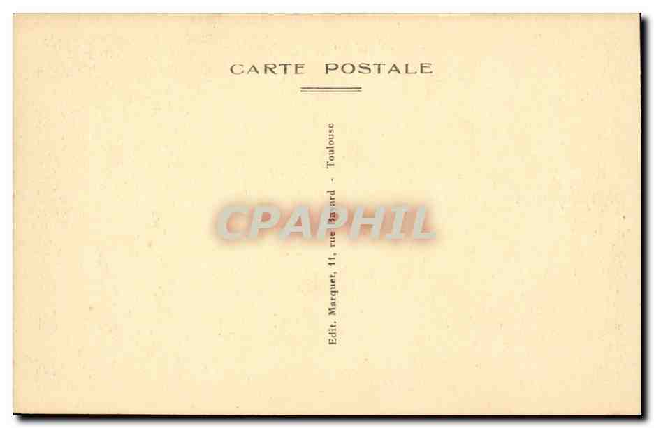 Toulouse - Capitole - Cour Henri IV - CPA  — Verso