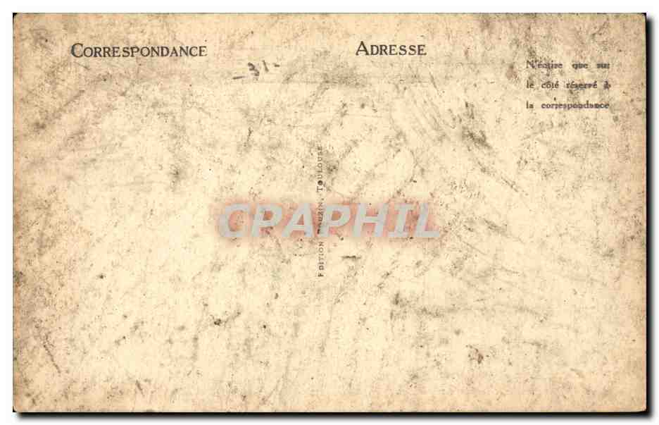 Toulouse - Eglise Saint Sernin - CPA  — Verso