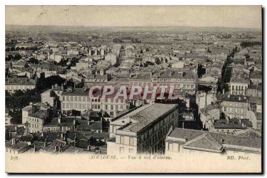 Toulouse — Vue à vol d’oiseau — ND. Phot.