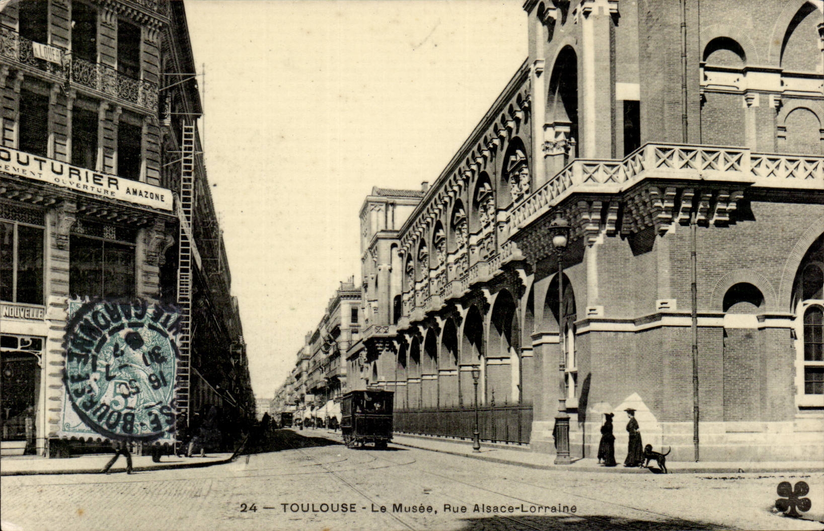 Toulouse - Le Musée, Rue Alsace-Lorraine — éditeur : 24
