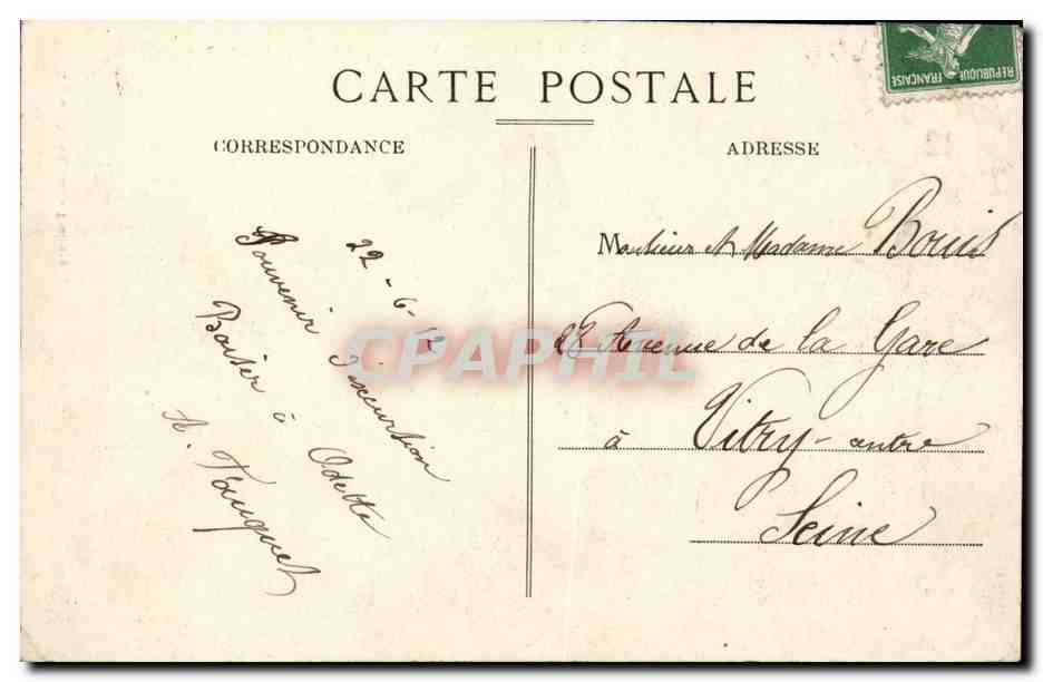 Toulouse — Panoramablick über die Garonne — L. Longuepierre, n°32 — Rückseite