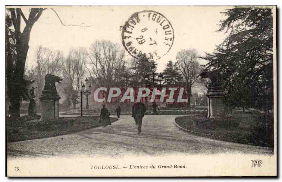 Toulouse - L'Entree du Grand Rond - CPA 