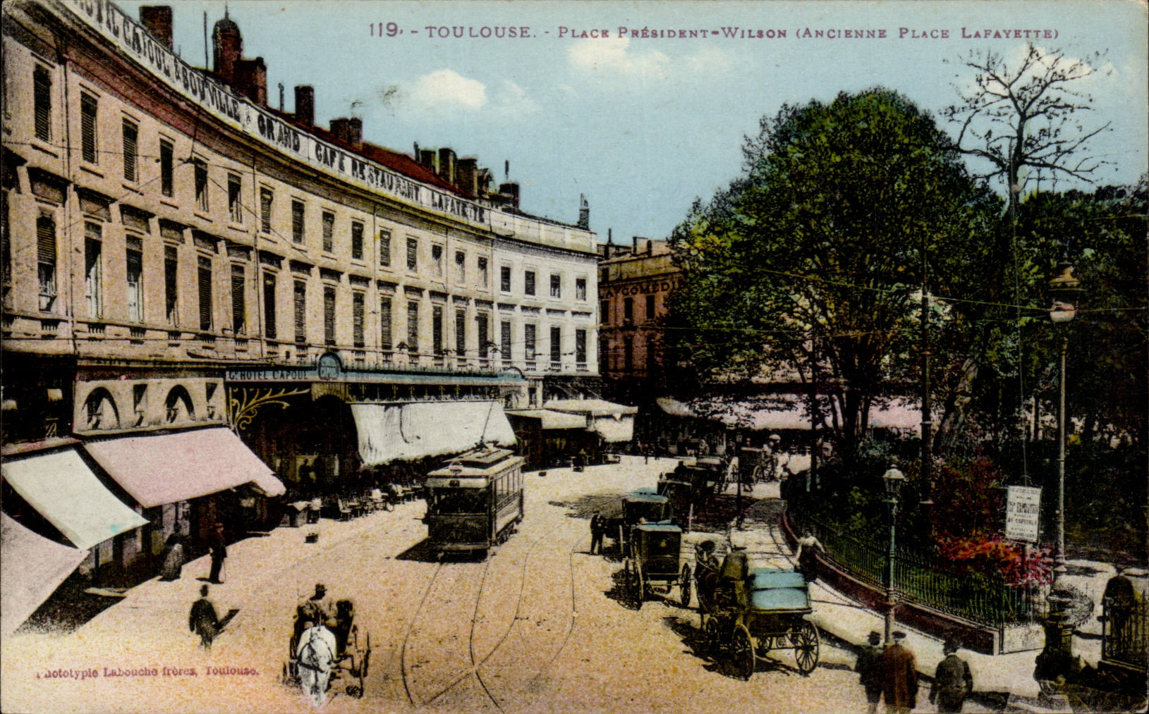 Toulouse - Place Wilson - Ancienne Place Lafayette - CPA 