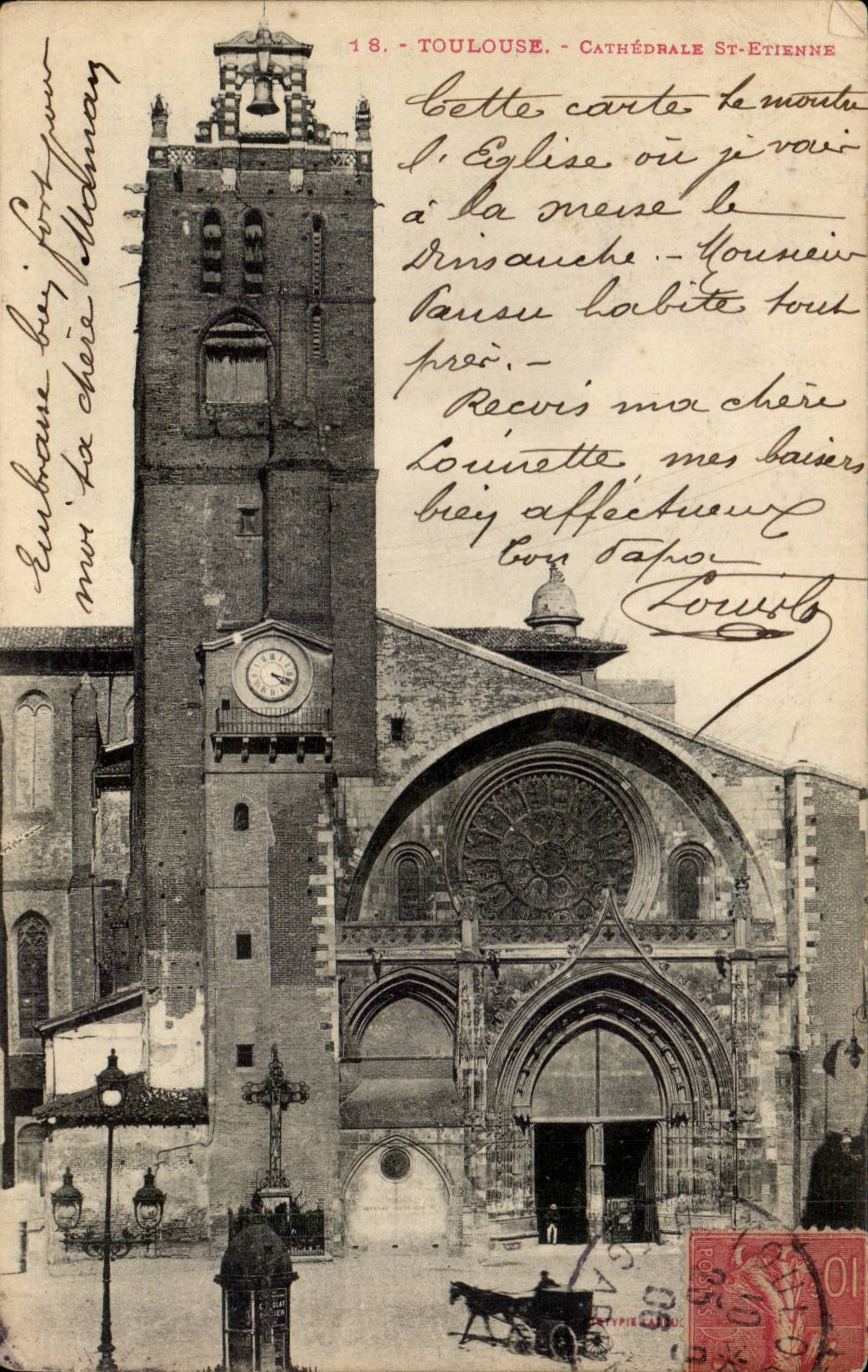 Toulouse - Cathedrale St Etienne - CPA 
