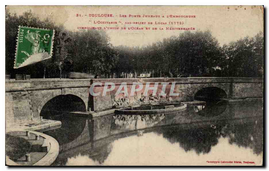 Toulouse - Les Pont Jumeaux a l'Embouchure - CPA 