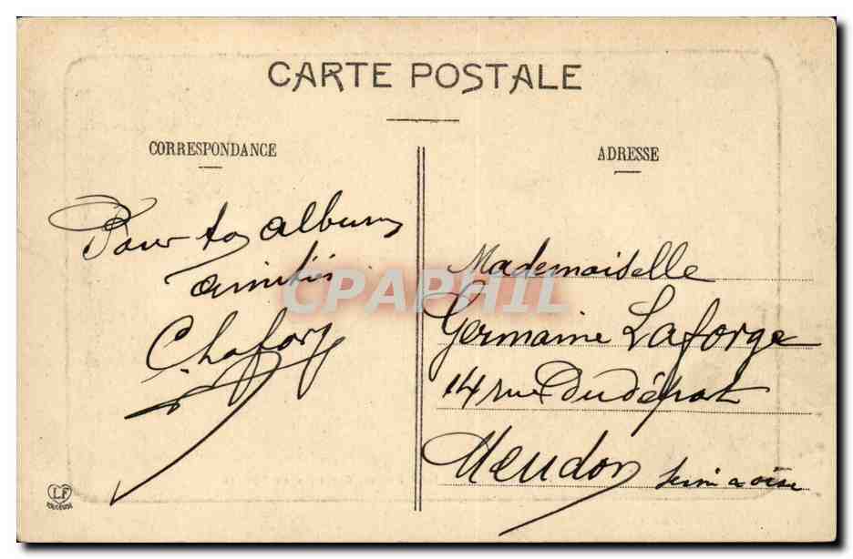 Toulouse - Facade Est du Capitole et Square - CPA  — Verso