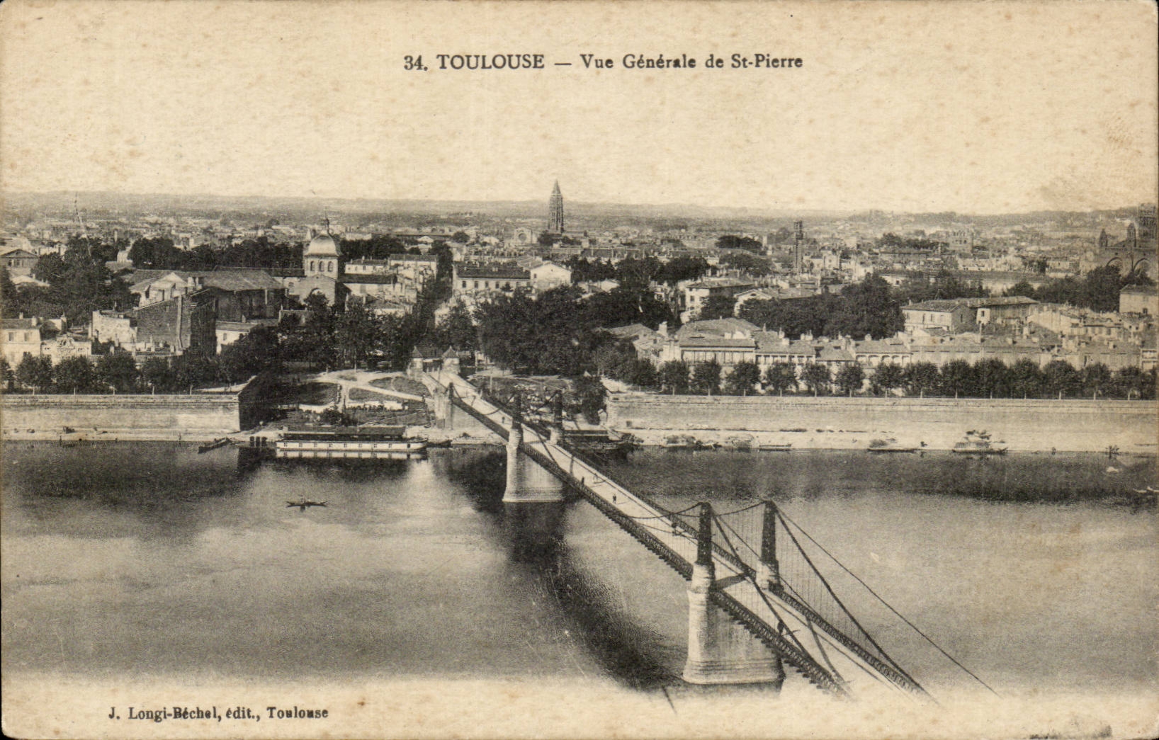 Toulouse - Vue Generale de Saint Pierre - CPA 