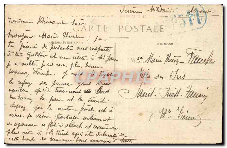 Toulouse - Vue Generale de Saint Pierre - CPA  — Verso