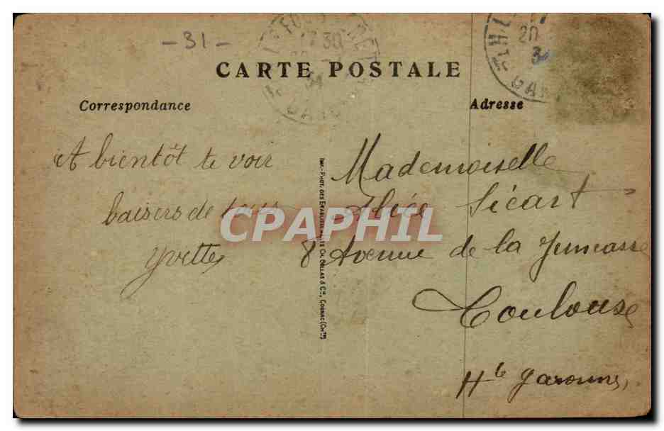 Toulouse - Les Pont Jumeaux - CPA  — Rückseite