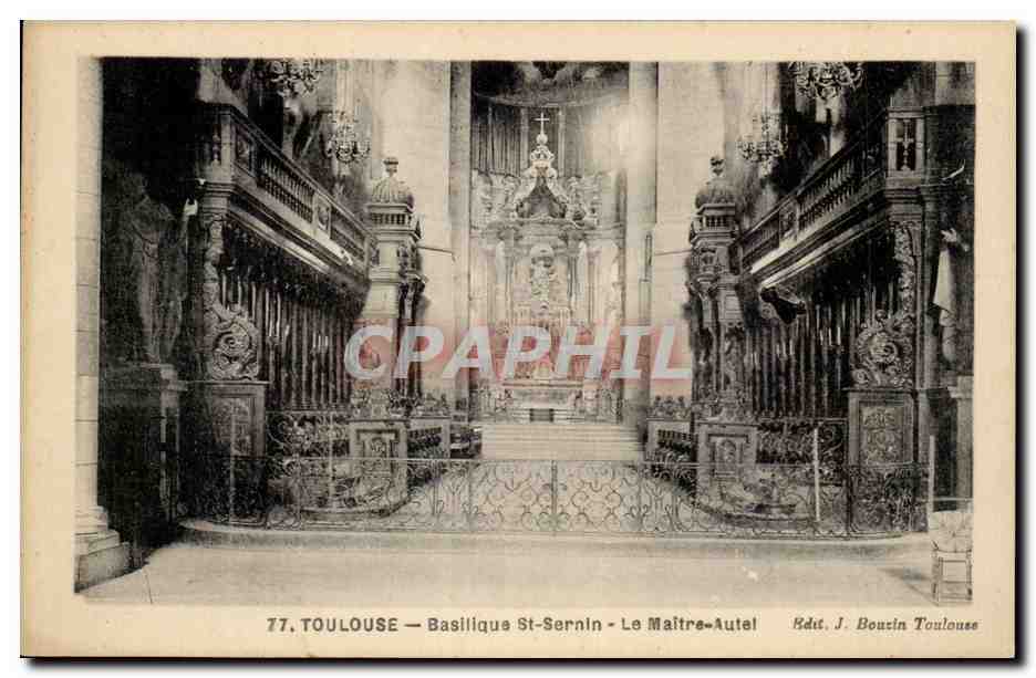 Toulouse — Basilique St-Sernin — Le Maître-Autel