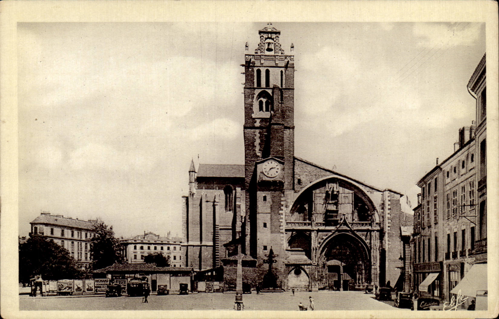 Toulouse - Place et Cathedrale St Etienne - CPA 