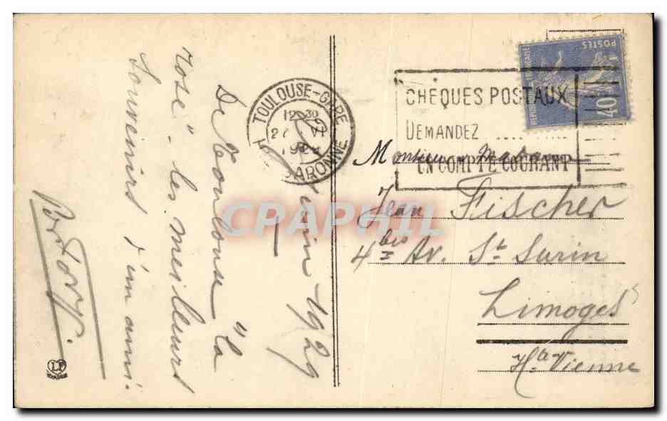 Toulouse - Abside de la Basilique Saint-Sernin — éditeur inconnu, n° 16 — Verso