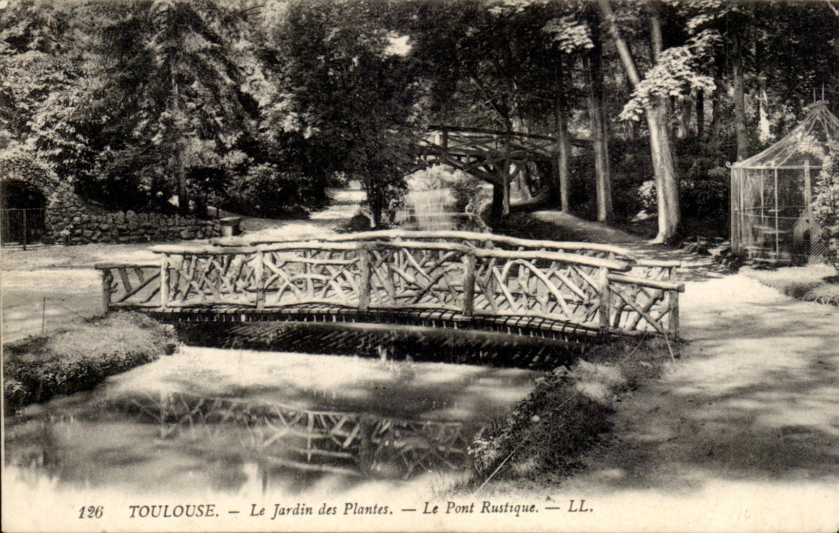 Toulouse - Le Jardin des Plantes - Le Pont Rustique - CPA 