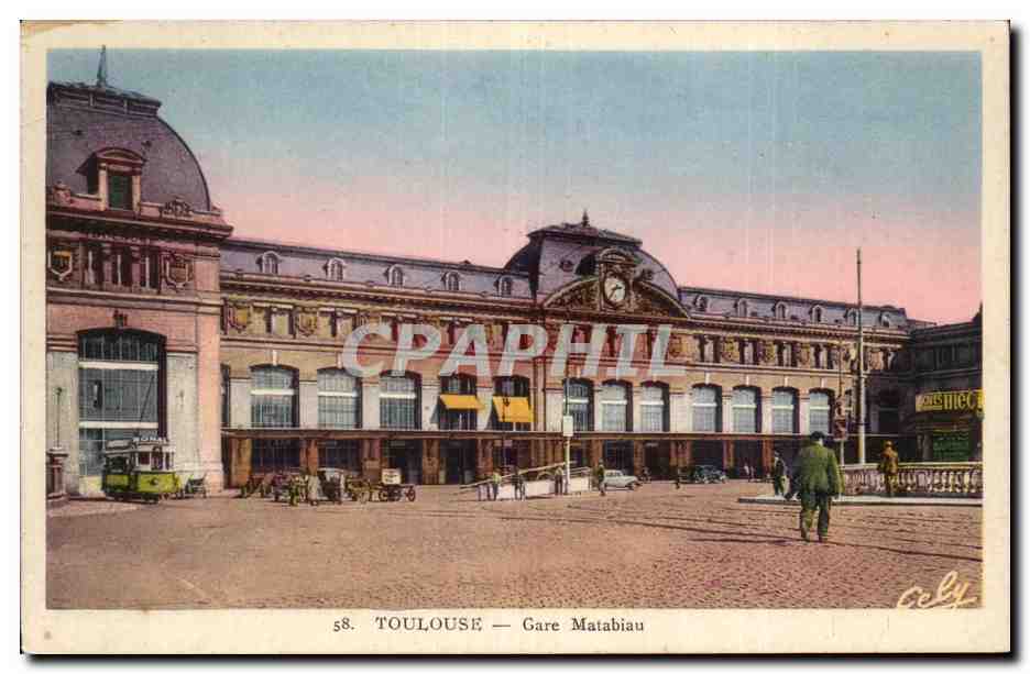 Toulouse - Gare Matabiau - CPA 