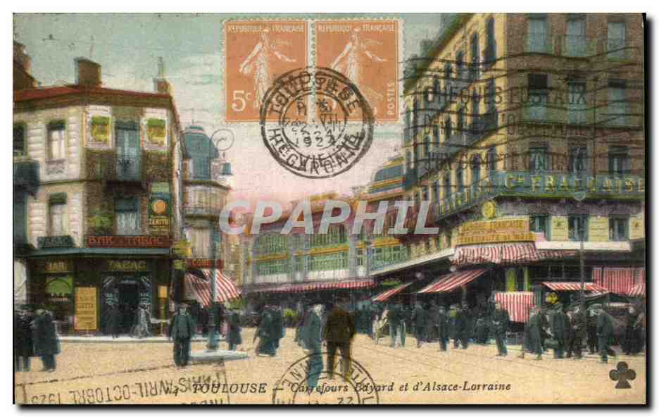 Toulouse — Carré Jours Bayard et d'Alsace-Lorraine — Éditeur Carré Jours