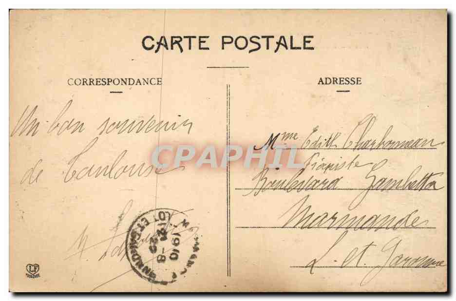 Toulouse - facade du Musee - Rue d'Alsace Lorraine - CPA  — Rückseite