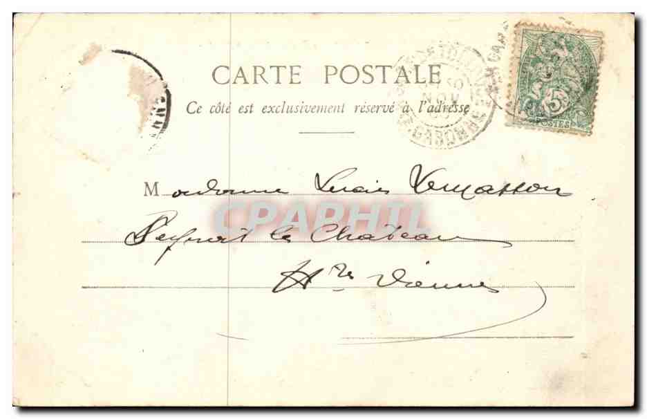 Toulouse - Capitole - Vue de Profil - CPA  — Verso