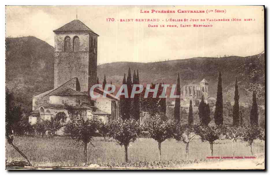 Saint Bertrand - L'Eglise St Just de Valcadere CPA 