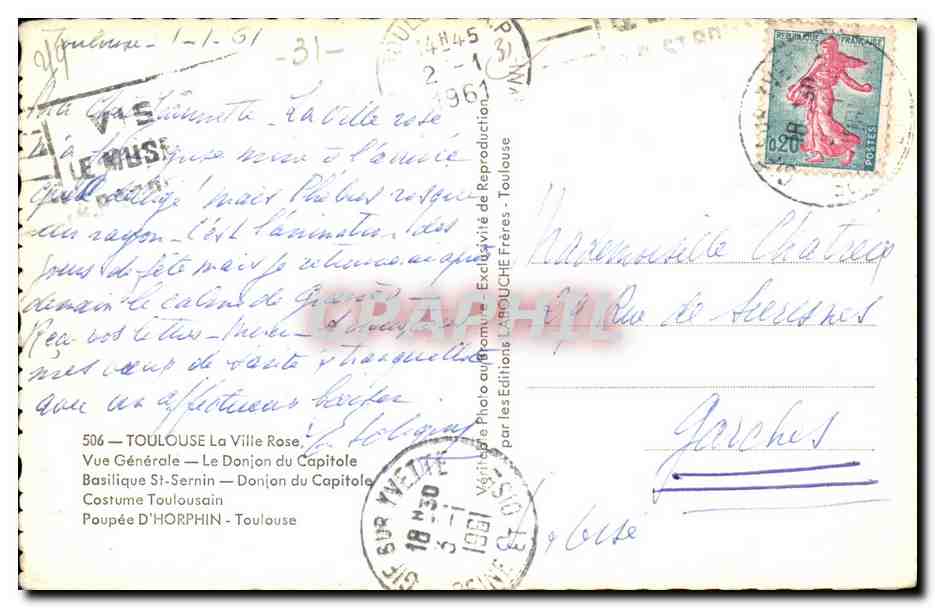 Toulouse — Poupée Toulousaine — Éditions LAROUCHE Frères — Reverso
