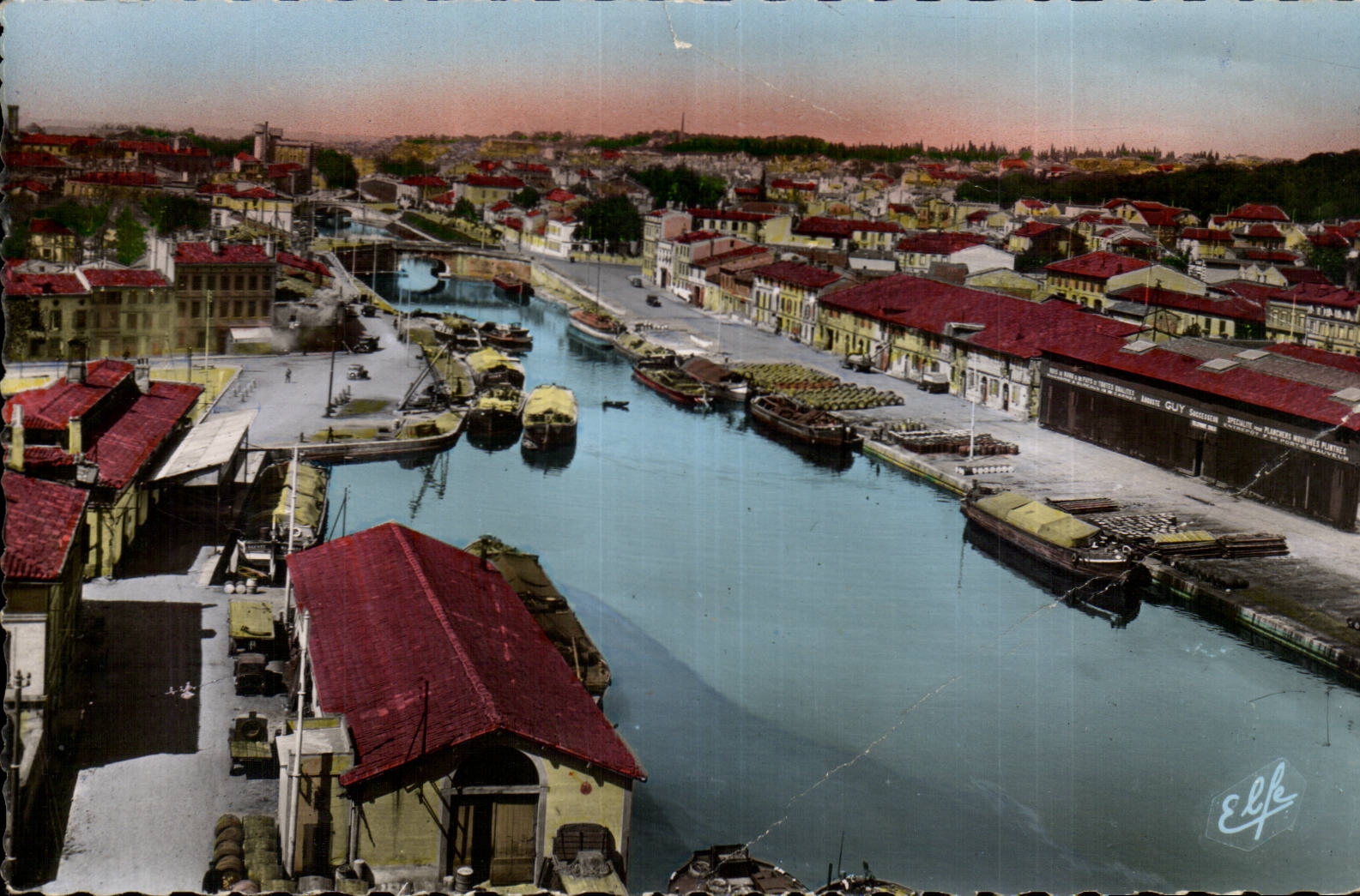 Toulouse - Le Port Saint Sauveur sur le Canal du Midi CPA 