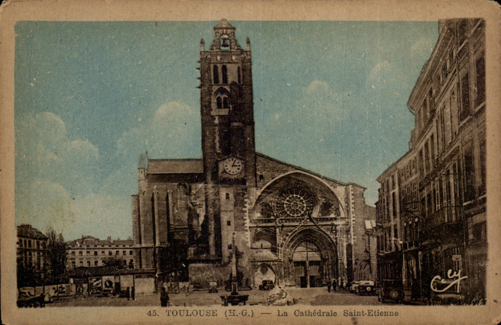 Toulouse (H.G.) — La Cathédrale Saint-Etienne — éditeur H.G., n° 45