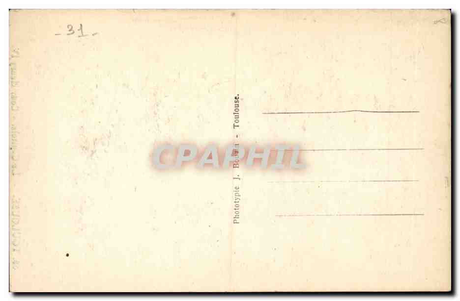 Toulouse - Le Capitole - Cour Henri IV - CPA  — Verso