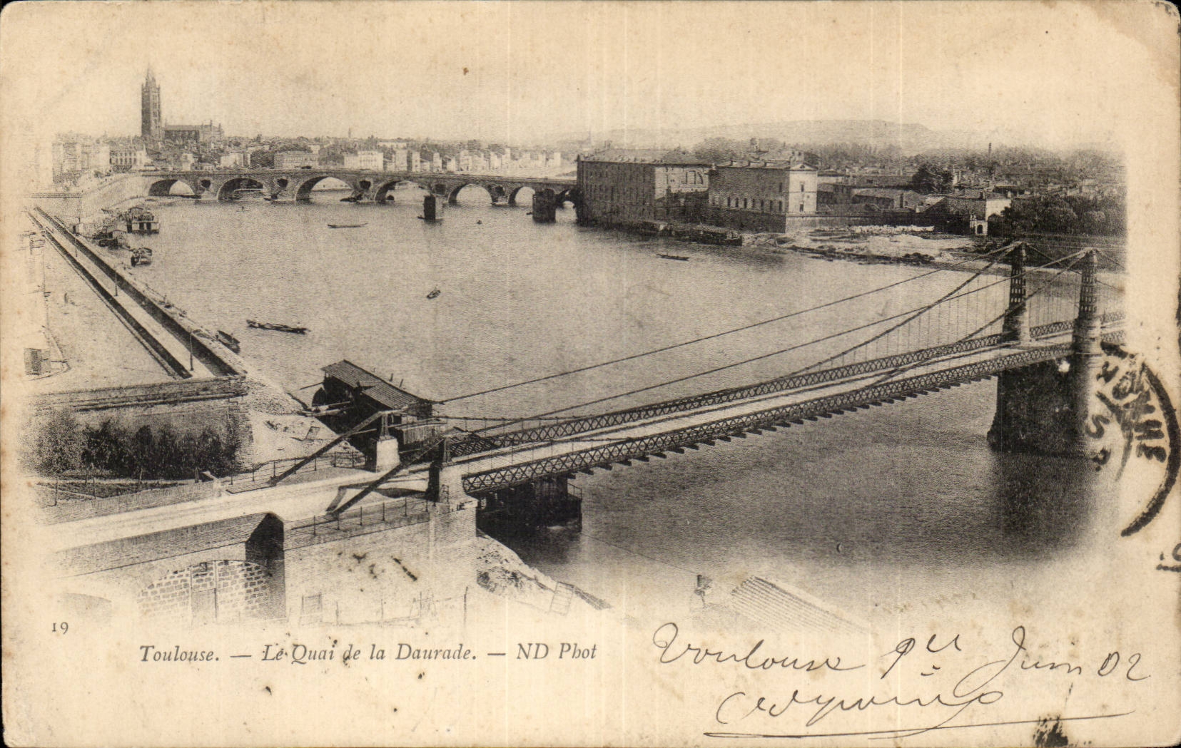 Toulouse — Le Quai de la Daurade — ND Phot - Recto