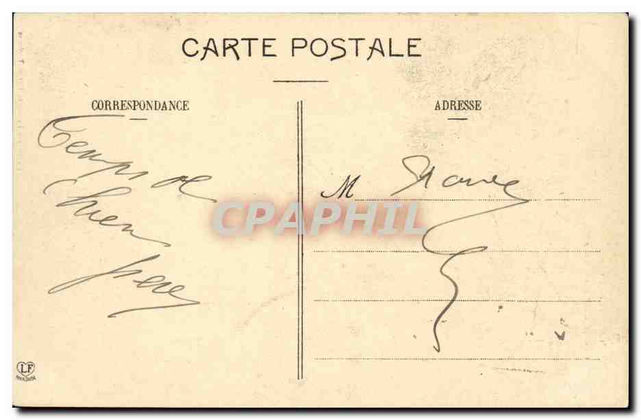 Toulouse - Rue et Eglise du Tour CPA  — Verso