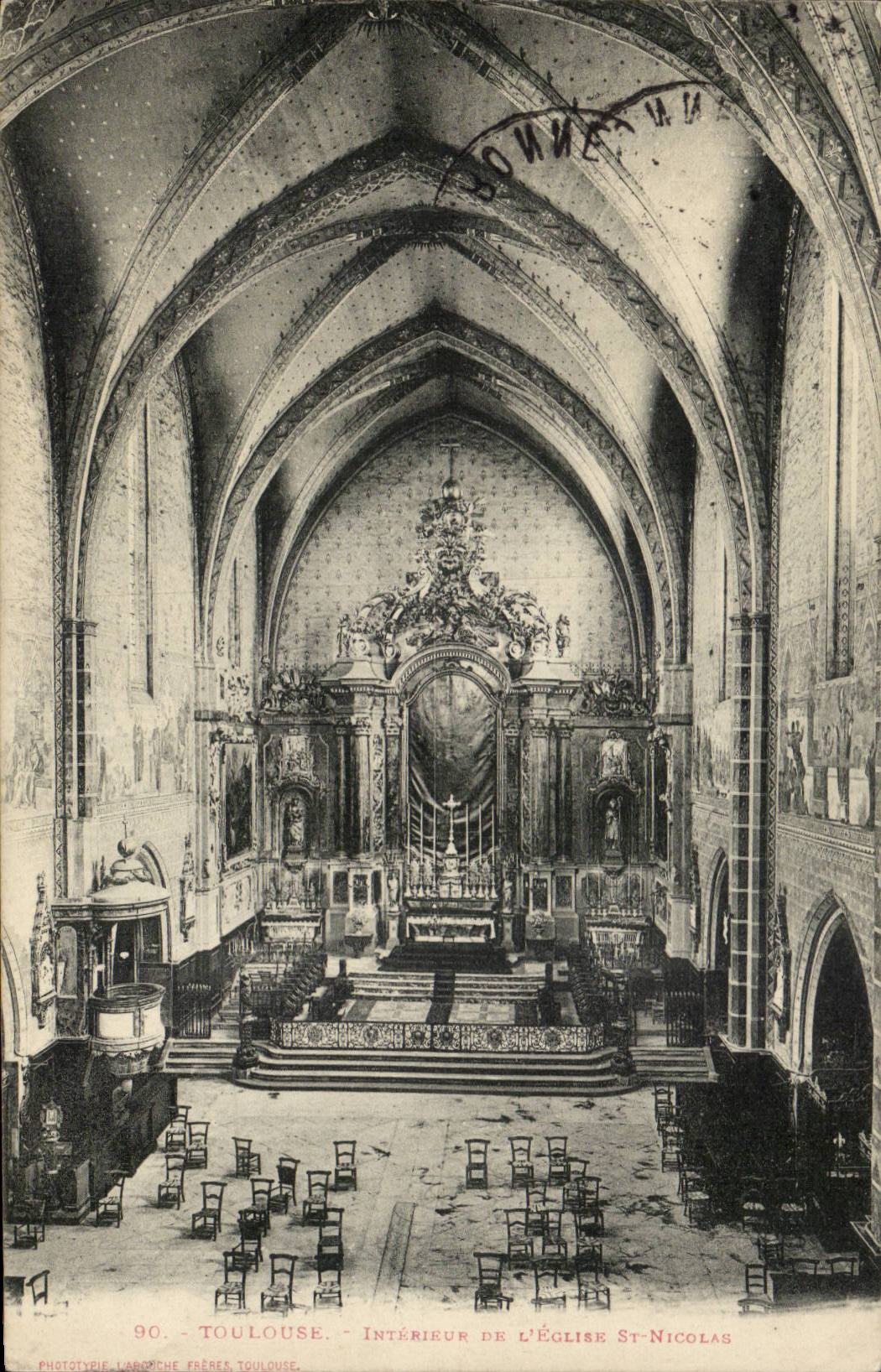 Toulouse - Eglise Saint Nicolas CPA 