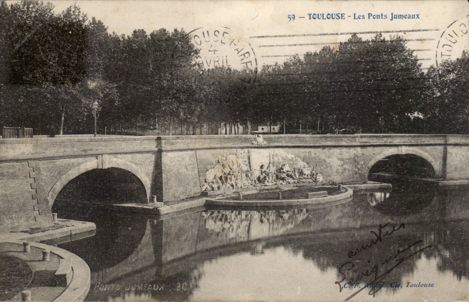 Toulouse - Les Ponts Jumeaux - bridge - CPA 