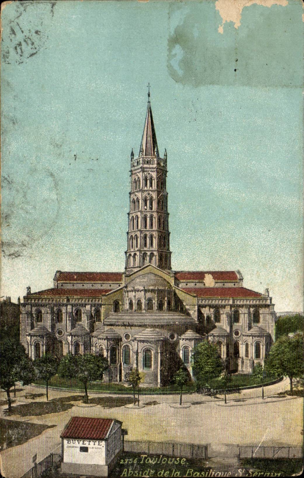Toulouse - Abside de la Basilique de Saint Sernin CPA 