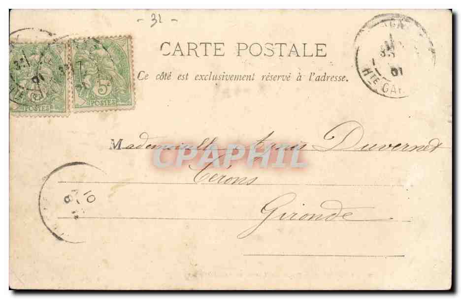 Toulouse - Tour du Lycée et les Jacobins — N. R. Lahouche (Éd.) — Verso