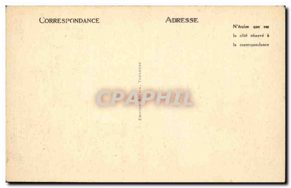 Toulouse - L'Hotel d'Assezat CPA  — Verso