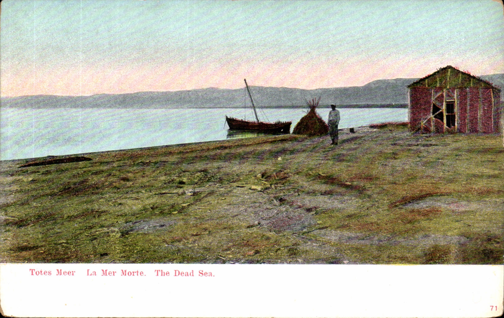 Jordanie - Jordan - La Mer Morte - Todes Mer - The Dead Sea CPA 