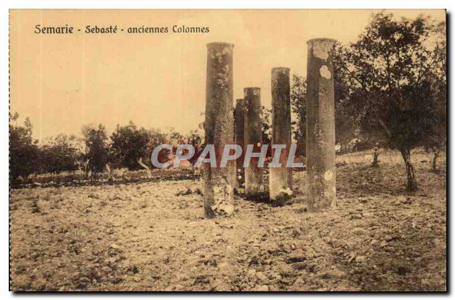 Israel - Semarie - Sebaste - Anciennes Colonnes CPA 